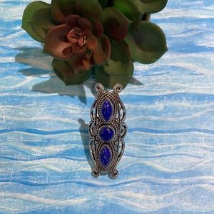 Silver Lapis Ring